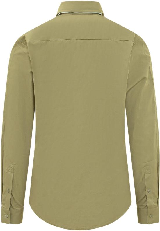 26SS 버버리 레귤러 핏 코튼 포플린 셔츠 8124452C5120 DONKERGREEN - BURBERRY