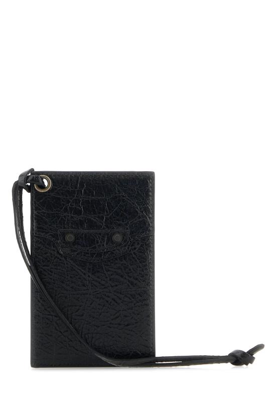 26SS 발렌시아가 카드지갑 8537532ABFY 1000 BLACK