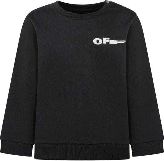 26SS [키즈] 오프화이트 티셔츠 44BXC001S26F001410 BLACK