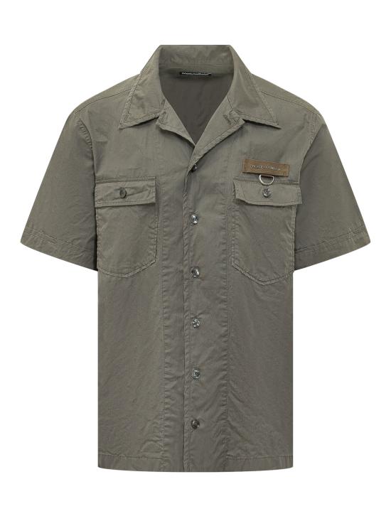 26SS 돌체앤가바나 반팔 셔츠 G50E3TFU5YP N0755 GRIGIO SCURO 4