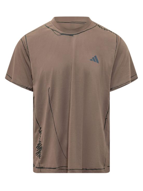 26SS 아디다스 X 송 포 더 뮤트 반팔 티셔츠 KQ7839 BROWN