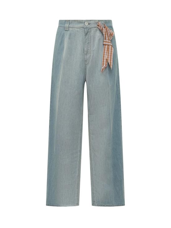 26SS 마르니 스트레이트 팬츠 PUJU0126Q0USCZ12 00B15 CELESTE