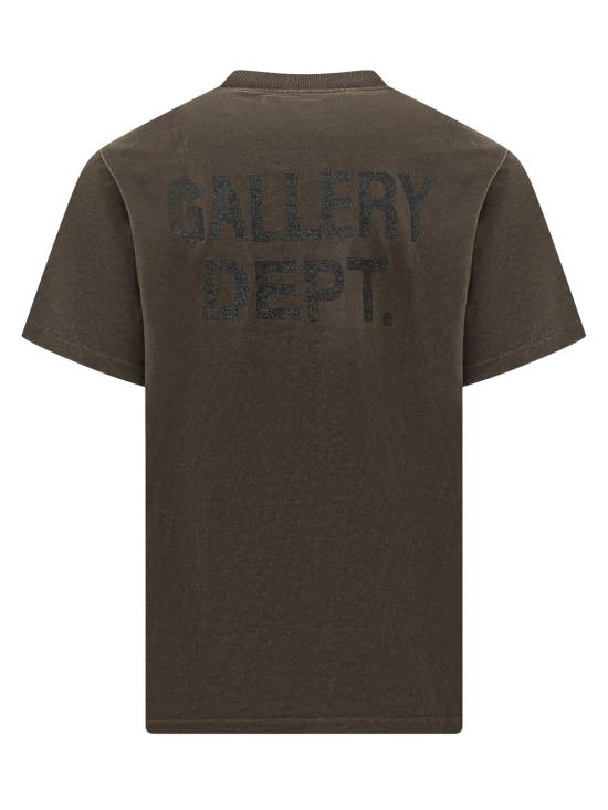 26SS 갤러리 디파트먼트 반팔 티셔츠 TOP043 WASHEDBLACK WASHED BLACK - GALLERY DEPT