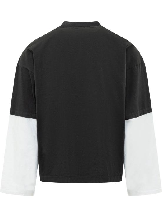 26SS 지씨디에스 긴팔 티셔츠 C1MBQC077J080 999A BLACK - GCDS