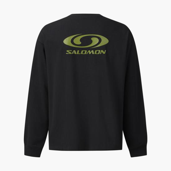  살로몬 세락 숏 슬리브 티셔츠 S261001HTLO1 BLK DOM - SALOMON