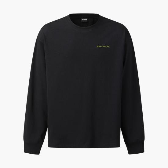  살로몬 세락 숏 슬리브 티셔츠 S261001HTLO1 BLK DOM