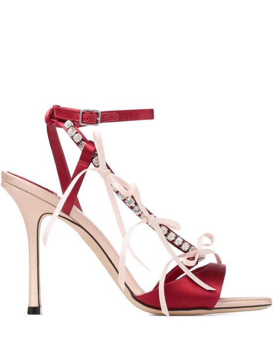 26SS 지미추 힐/펌프스 LULA100BPZ MACARONRUBYRED