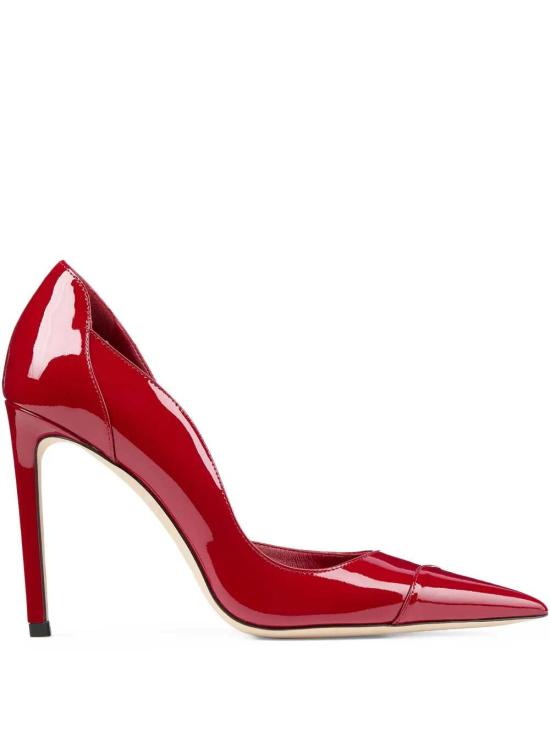 26SS 지미추 힐/펌프스 BRIGITTE100PAT RUBYRED
