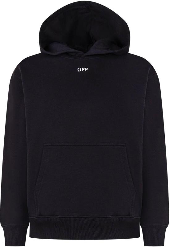 26SS [키즈] 오프화이트 티셔츠 44GBB002S26F001001 BLACK