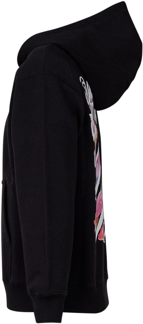 26SS [키즈] 오프화이트 티셔츠 44GBB002S26F001001 BLACK - OFF WHITE