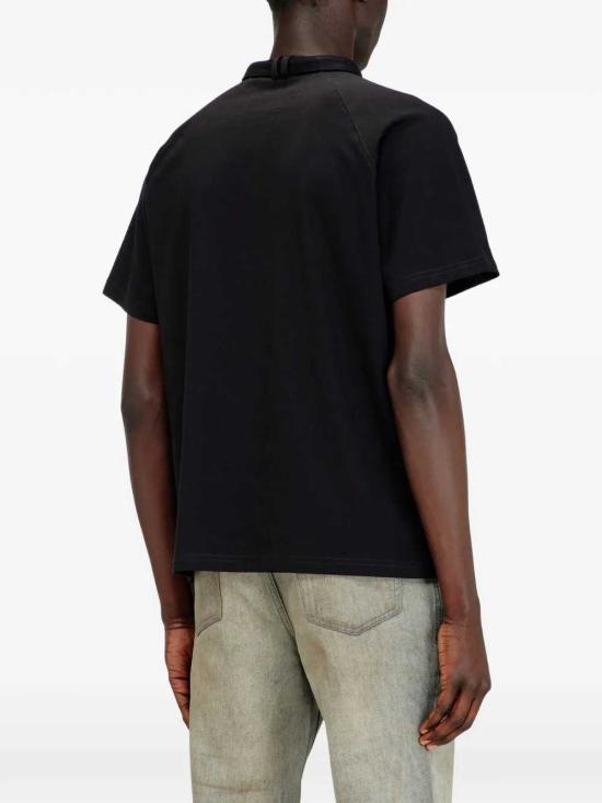 26SS 디젤 T-KAUKO 바이커 넥 스트랩 티셔츠 A229800DECG 9XX - DIESEL