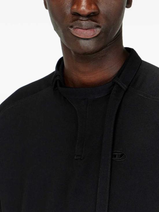 26SS 디젤 T-KAUKO 바이커 넥 스트랩 티셔츠 A229800DECG 9XX - DIESEL