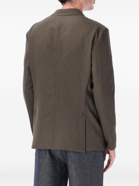 26SS 엠포리오 아르마니 수트 자켓 EM005801TE20392 U6128 Brown - EMPORIO ARMANI