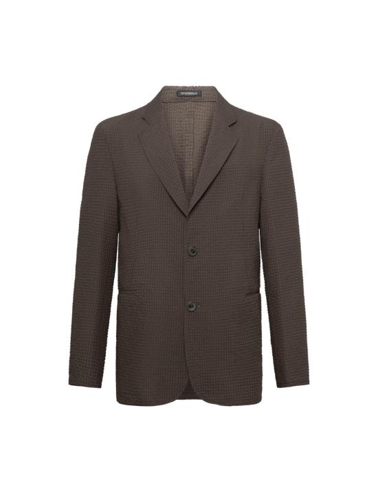 26SS 엠포리오 아르마니 수트 자켓 EM005801TE20392 U6128 Brown