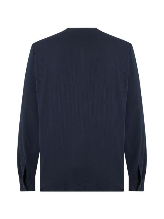 26SS 엠포리오 아르마니 긴팔 셔츠 EM005464AF22051 UB137 Blue - EMPORIO ARMANI