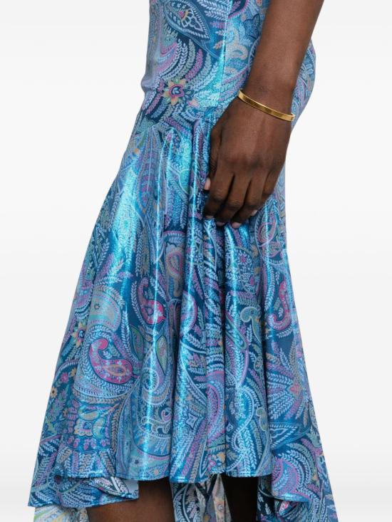 26SS 에트로 미디 원피스 WRHA059599IAS82 X0887 Light blue - ETRO