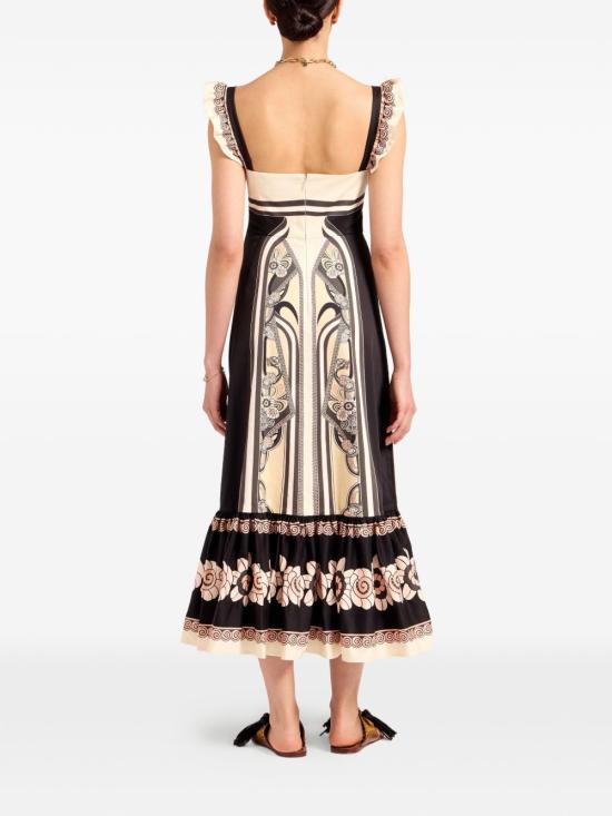 26SS 라 더블제이 미디 원피스 DRE0672COT037 AMB03PI02 Fantasia - LA DOUBLEJ