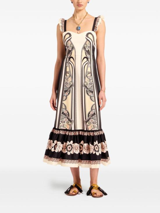 26SS 라 더블제이 미디 원피스 DRE0672COT037 AMB03PI02 Fantasia - LA DOUBLEJ