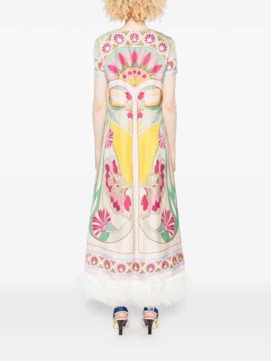 26SS 라 더블제이 미디 원피스 DRE0864SIL026 TUL07GR02 Fantasia - LA DOUBLEJ