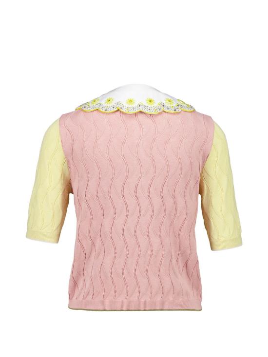 26SS 라 더블제이 반팔 티셔츠 PUL0359KNI197VA465 YE02 Yellow - LA DOUBLEJ