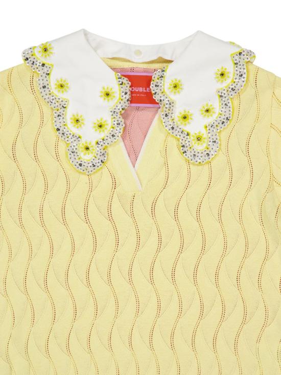 26SS 라 더블제이 반팔 티셔츠 PUL0359KNI197VA465 YE02 Yellow - LA DOUBLEJ