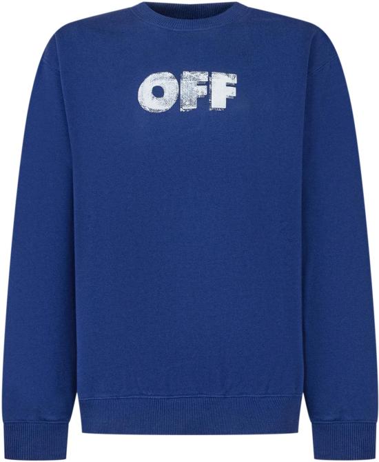 25FW [키즈] 오프화이트 티셔츠 OBBA001F25FLE0034501 BLUE