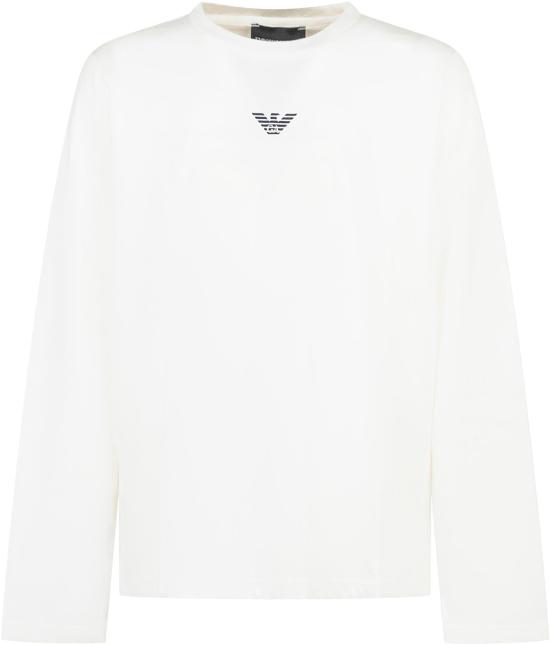 25FW [키즈] 엠포리오 아르마니 티셔츠 EB000420AF15013M0134 WHITE