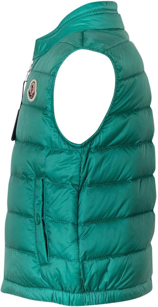 26SS [키즈] 몽클레어 베스트 L19511A00023597YF845 GREEN - MONCLER