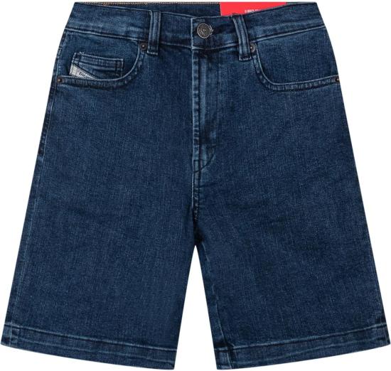 26SS [키즈] 디젤 데님 숏팬츠 J00512KXBSYK01 NAVY