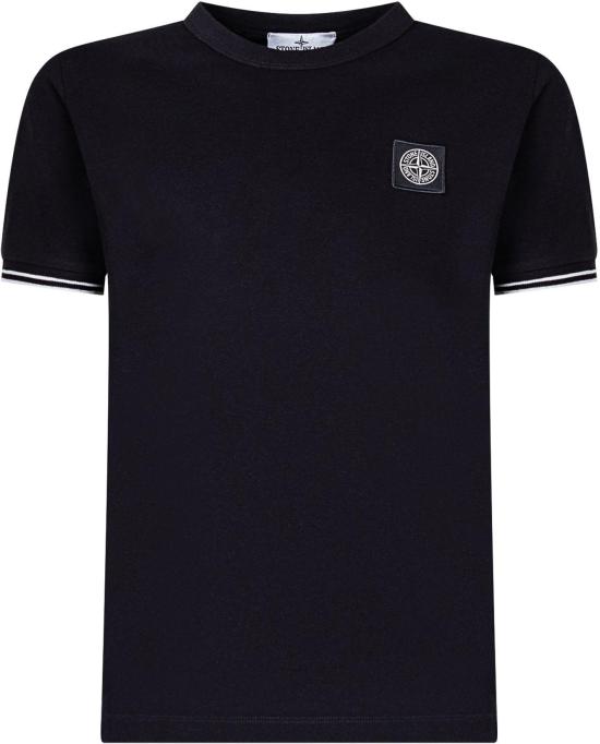 26SS [키즈] 스톤 아일랜드 티셔츠 L1S162100001S0018V0029 BLACK