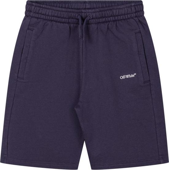 26SS [키즈] 오프화이트 쇼츠/버뮤다 44BCI001S26F005410 NAVY