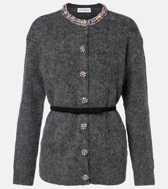 26SS 셀프 포트레이트 자켓 RS26123CAGREY CHARCOAL DOM