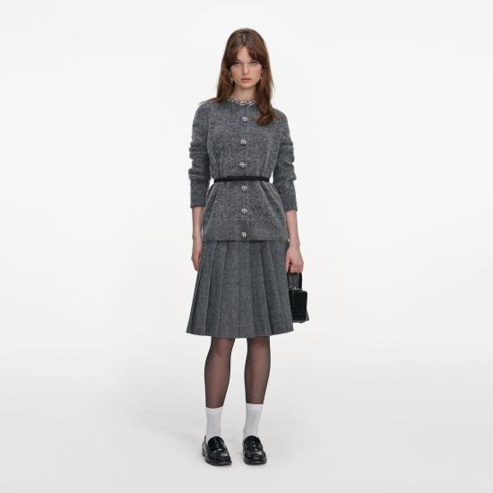 26SS 셀프 포트레이트 자켓 RS26123CAGREY CHARCOAL DOM - SELF PORTRAIT