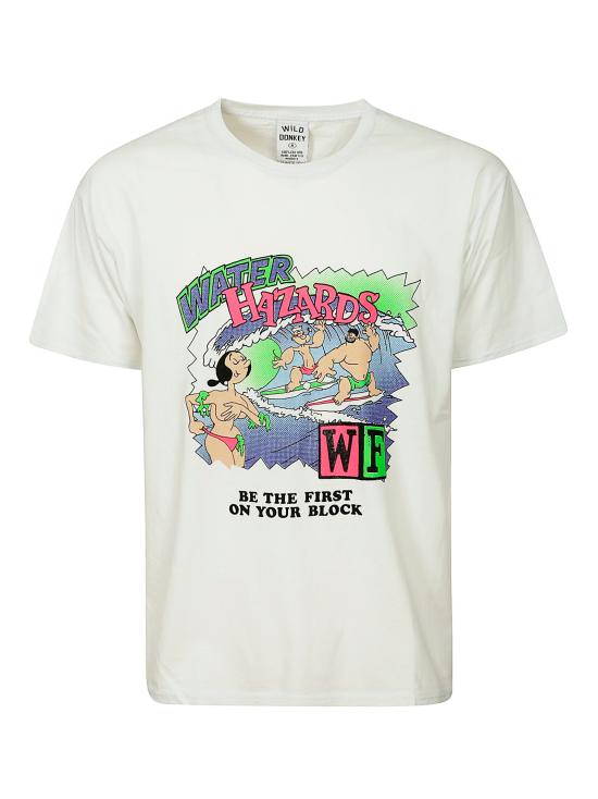 26SS 와일드 동키 반팔 티셔츠 HAZARDS TSHIRT WHITE DOM