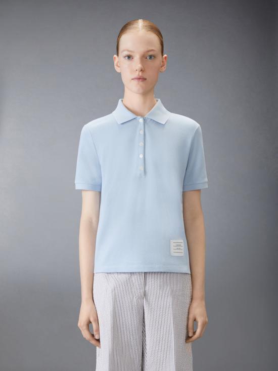 26SS 톰브라운 폴로 티셔츠 FJP107A 00050 480 LIGHT BLUE DOM - THOM BROWNE