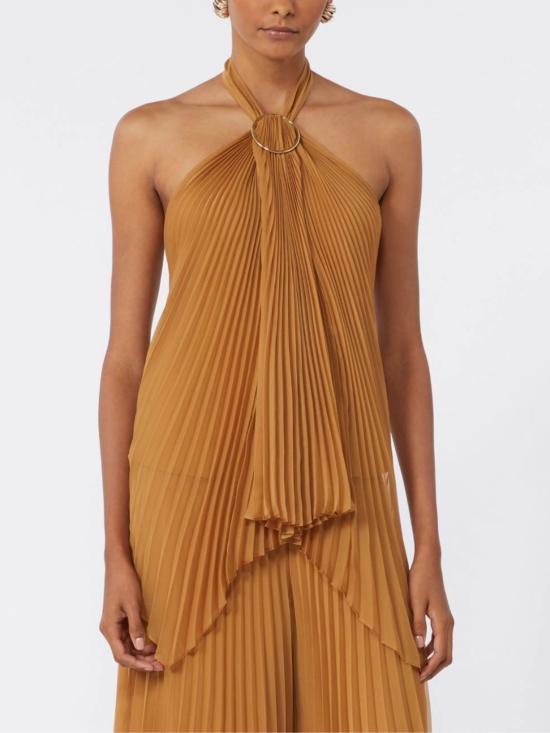 26SS 막스마라 민소매 티셔츠 2611161014600 MXEVALZER001 BROWN - MAX MARA