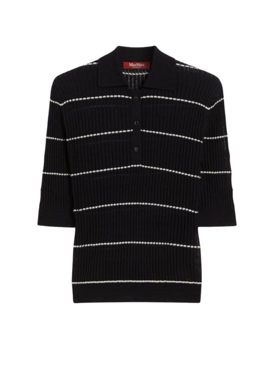 26SS 막스마라 스튜디오 폴로 티셔츠 2616361051600 MSTGALLO014 NAVY