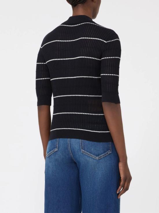 26SS 막스마라 스튜디오 폴로 티셔츠 2616361051600 MSTGALLO014 NAVY - MAX MARA STUDIO