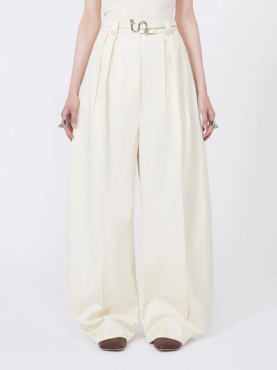 26SS 스포트막스 스트레이트 팬츠 2612131072600 SPXIDONEO001 IVORY - SPORTMAX