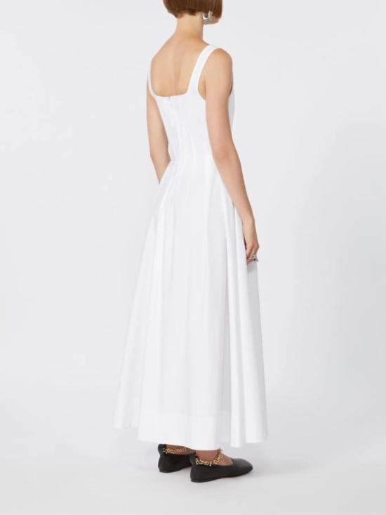 26SS 스포트막스 미디 원피스 2612221092600 SPXGIRO001 WHITE - SPORTMAX