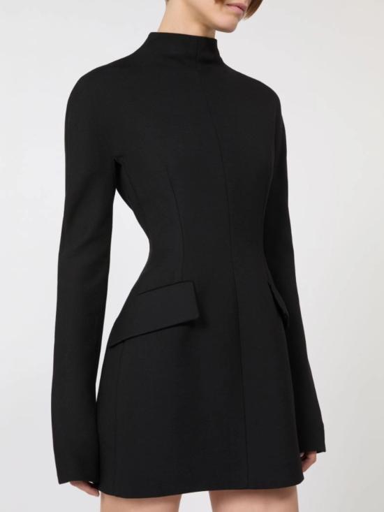 26SS 스포트막스 숏 원피스 2612221011600 SPXTEFRITE003 BLACK - SPORTMAX