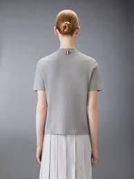 26SS 톰브라운 클래식 피케 4바 티셔츠 FJS207A 00050 055 LGRAY DOM - THOM BROWNE