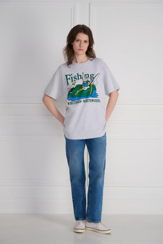 26SS 와일드 동키 반팔 티셔츠 NORTHWOODS TSHIRT HEATHER GREY DOM - WILD DONKEY