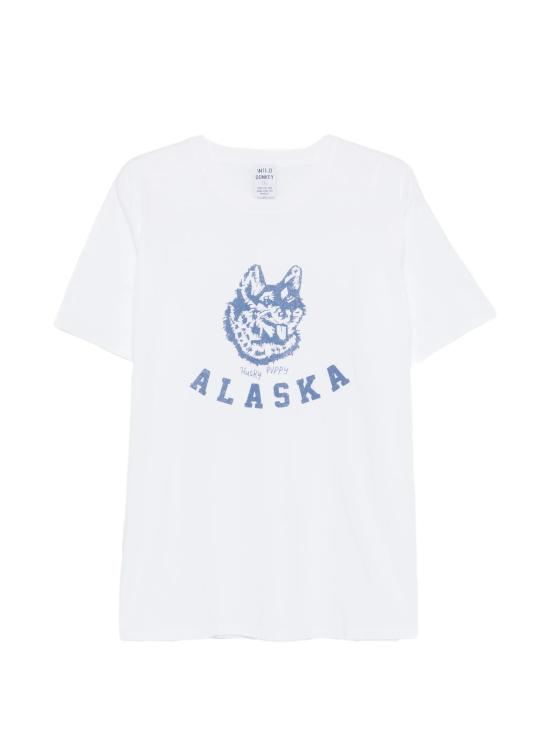 26SS 와일드 동키 반팔 티셔츠 ALASKA TSHIRT WHITE DOM