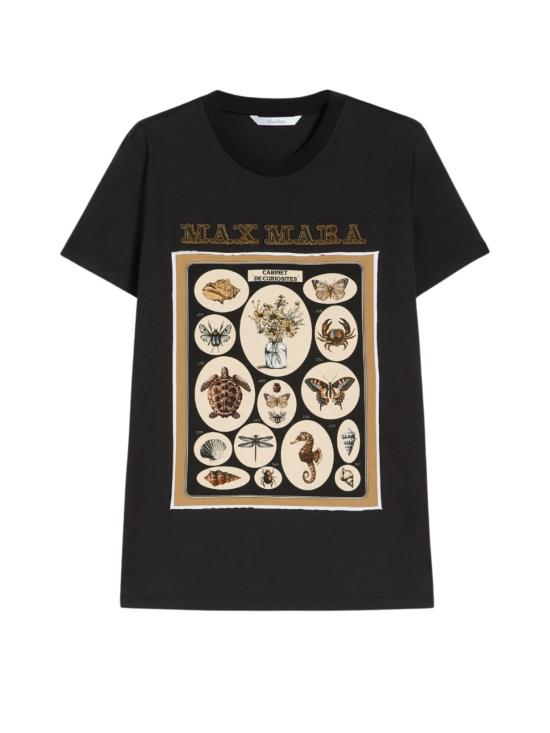 26SS 막스마라 반팔 티셔츠 2611941062600 MXMSPADINO018 BLACK