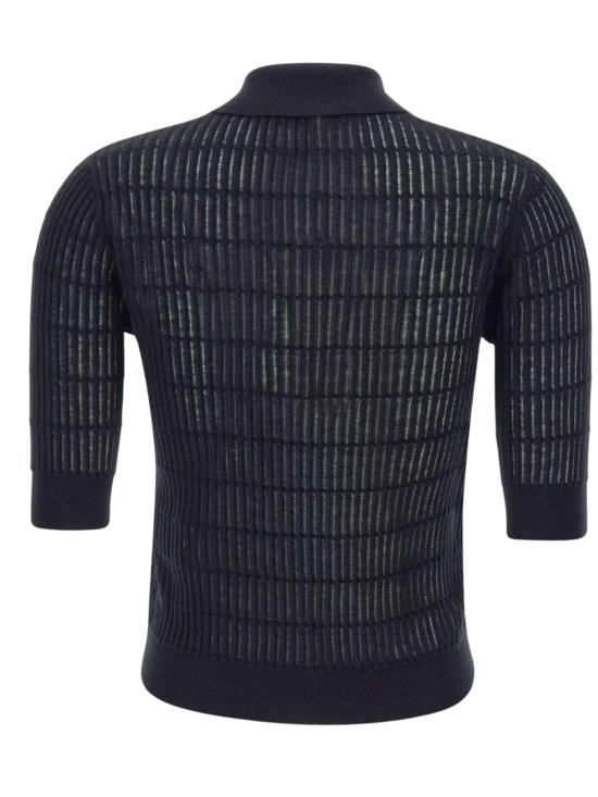 26SS 막스마라 스튜디오 폴로 티셔츠 2616361051600 MSTGALLO008 NAVY - MAX MARA STUDIO