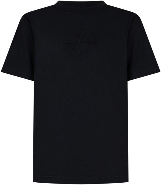 26SS [키즈] 스톤 아일랜드 티셔츠 L1S162100007S0050V0020 BLACK