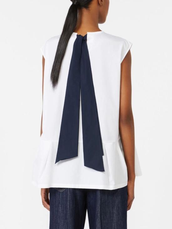 26SS 에스막스마라 민소매 티셔츠 2619161013600 SMMBRAVA060 WHITE - 'S MAX MARA