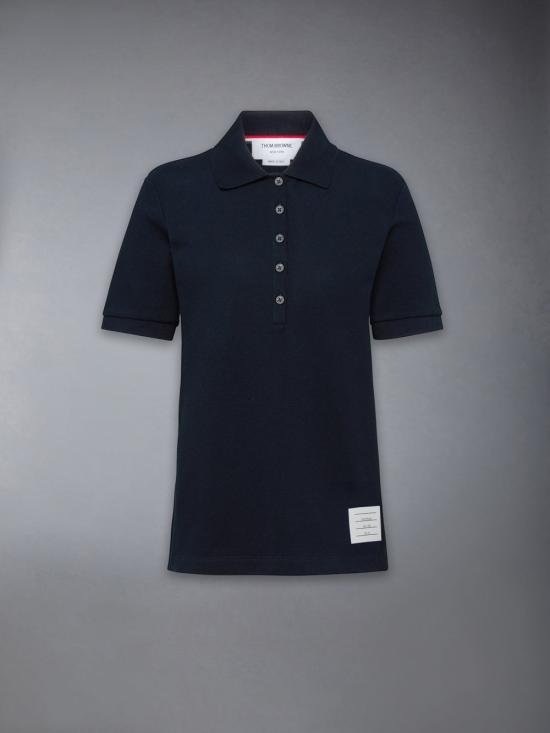 26SS 톰브라운 폴로 티셔츠 FJP107A 00050 415 NAVY DOM