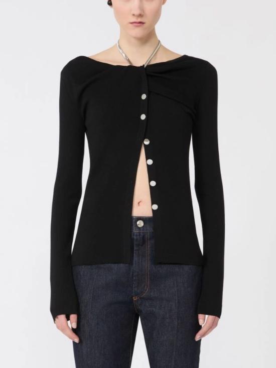 26SS 스포트막스 가디건 2612361041600 SPXTROFEO005 BLACK - SPORTMAX